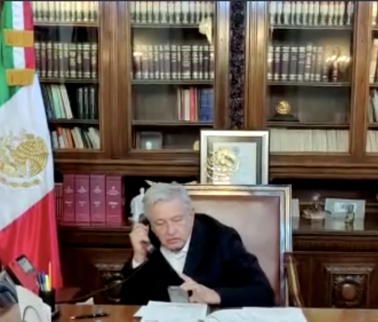 AMLO lamentó el fallecimiento de dos personas tras sismo de 6.9 grados