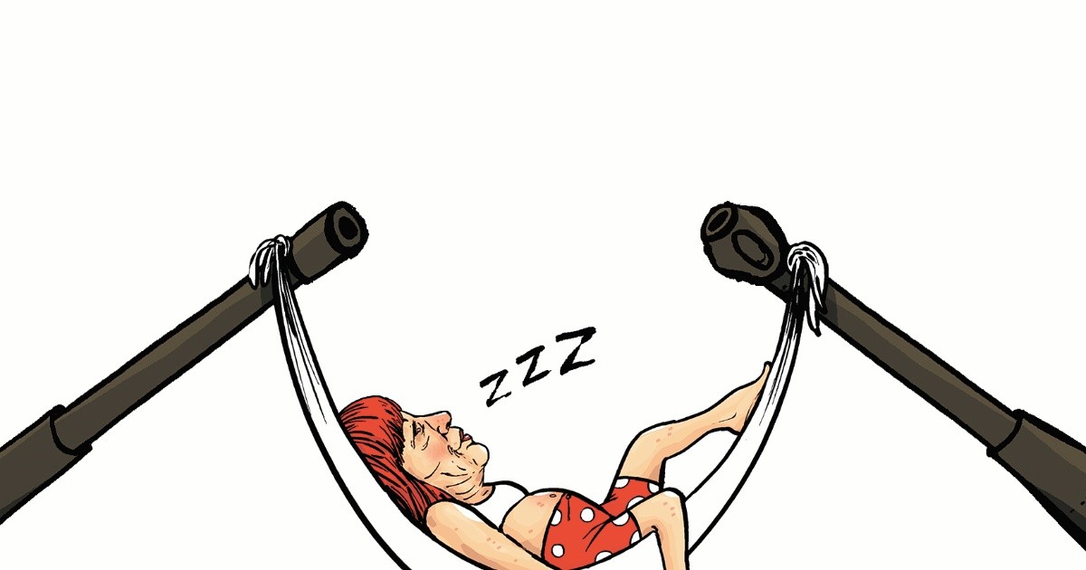 Durmiendo como piedra