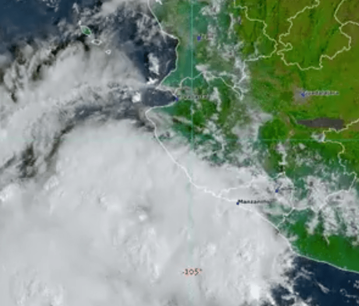 Orlene se convierte en huracán categoría 1 frente a costas mexicanas