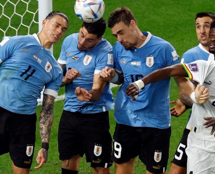 Uruguay derrota 2-0 a Ghana pero ambos quedan eliminados en el Mundial