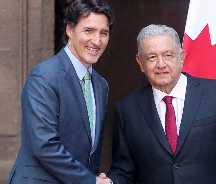 AMLO acuerda con Trudeau atender inconformidades de las empresas canadienses en México