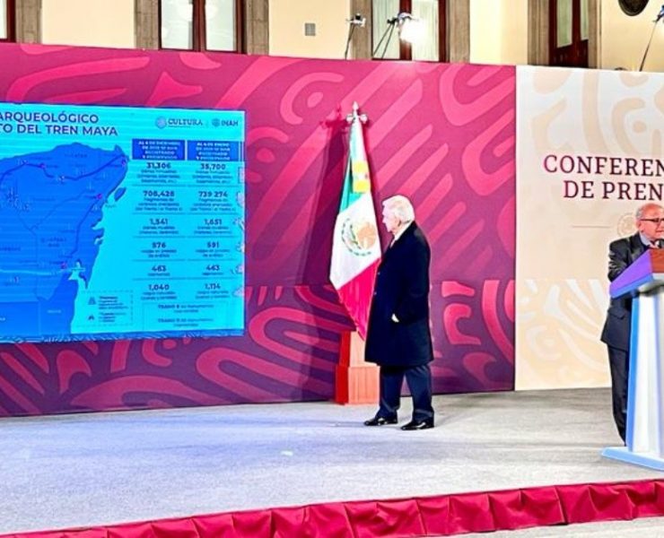 INAH concentra trabajos de excavación arqueológica en los tramos 5, 6 y 7 del Tren Maya