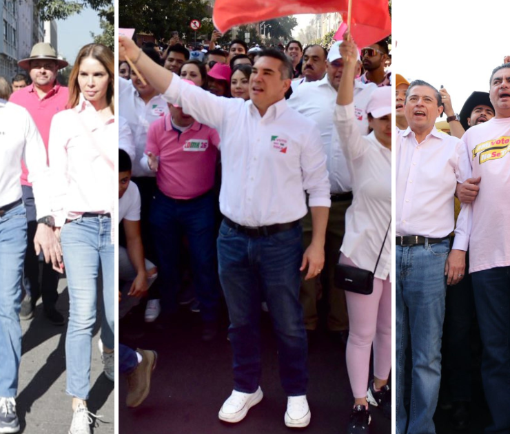 Diputados del PAN, PRI y PRD resaltan la asistencia de la ciudadanía al Zócalo en defensa del INE