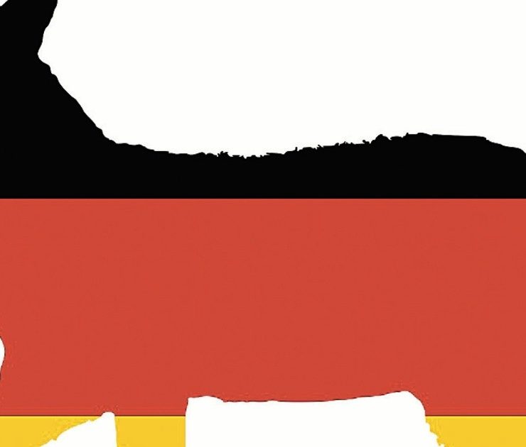 El cordero alemán está aprendiendo a aullar