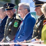 Se inaugura en Sinaloa exposición militar “La Gran Fuerza de México”, en explanada de Palacio de Gobierno
