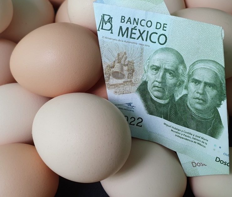 sube el precio de los huevos y empuja los de otros productos de la canasta básica